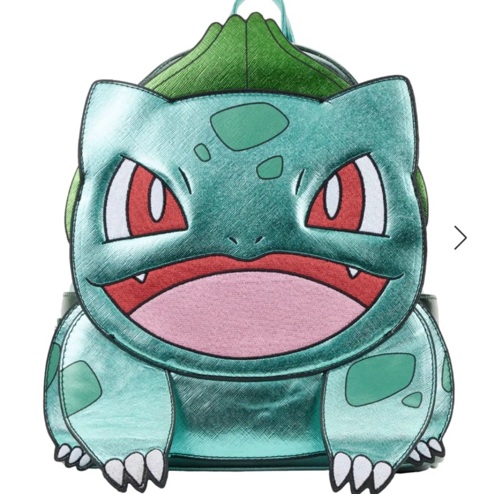 Loungefly Pokemon Bulbasaur Metallic Mini Backpack